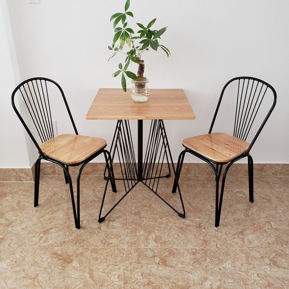 bàn ghế sắt cho quán cafe giá rẻ