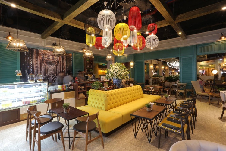 thiết kế nội thất quán cafe