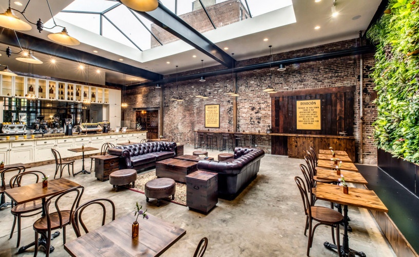 thiết kế nội thất quán cafe