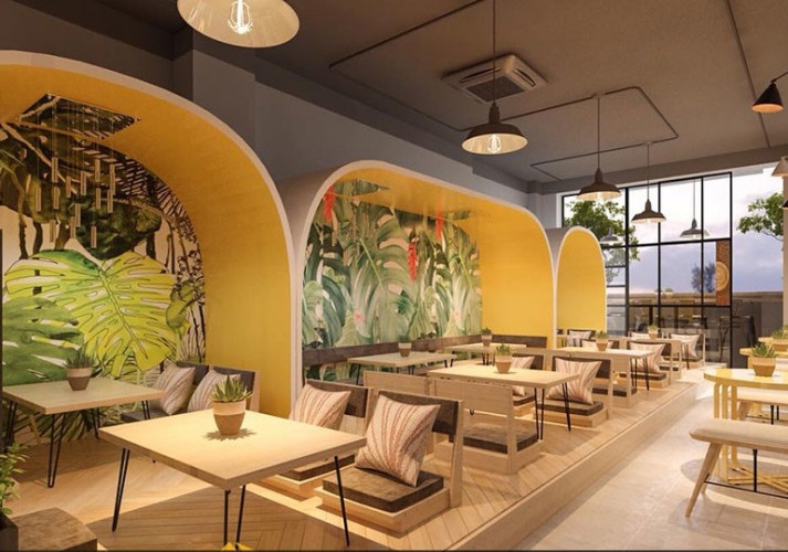 trang trí nội thất quán cafe
